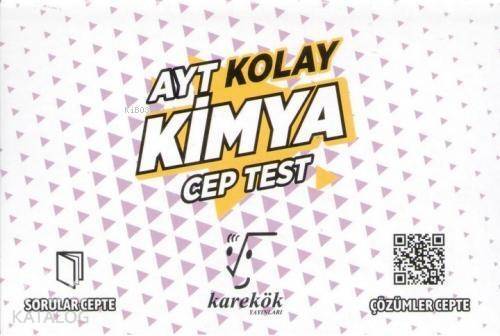 Karekök Yayınları AYT Kimya Kolay Cep Test Karekök - 1