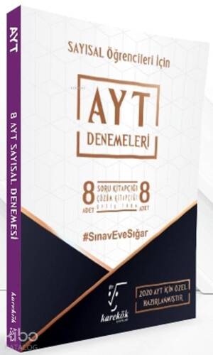 Karekök Yayınları AYT Sayısal 8li Paket Deneme 2020 Özel Karekök - 1