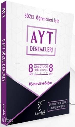 Karekök Yayınları AYT Sözel 8li Paket Deneme 2020 Özel Karekök - 1