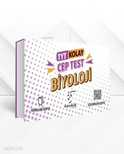 Karekök Yayınları TYT Biyoloji Kolay Cep Test Karekök - 1