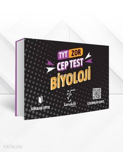 Karekök Yayınları TYT Biyoloji Zor Cep Test Karekök - 1