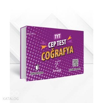 Karekök Yayınları TYT Coğrafya Cep Test Karekök - 1