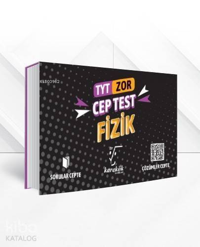 Karekök Yayınları TYT Fizik Zor Cep Test Karekök Yayınları Karekök - 1