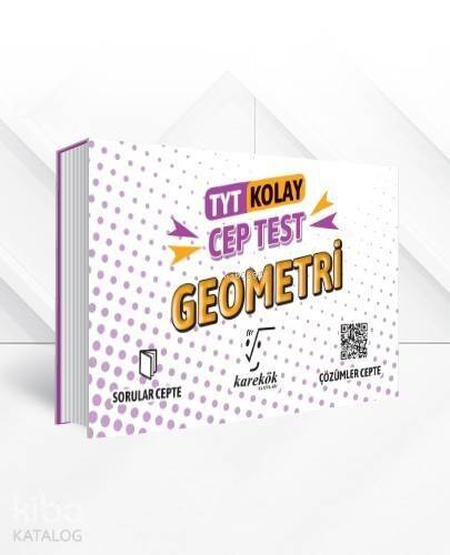 Karekök Yayınları TYT Geometri Kolay Cep Test Karekök - 1