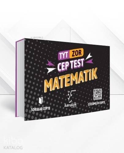 Karekök Yayınları TYT Matematik Zor Cep Test Karekök - 1