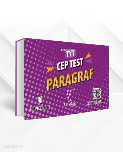 Karekök Yayınları TYT Paragraf Cep Test Karekök - 1