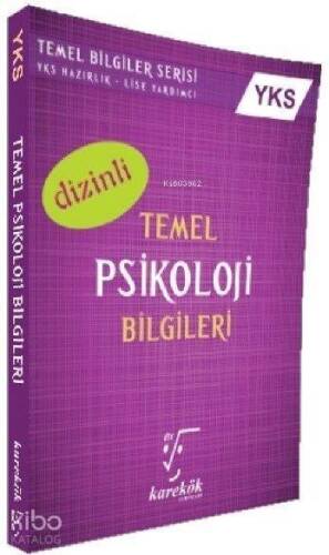 Karekök Yayınları YKS Temel Psikoloji Bilgileri Dizinli Karekök - 1