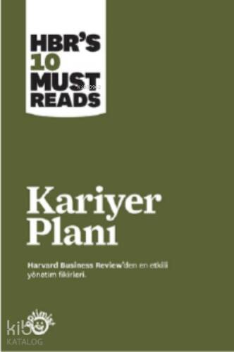 Kariyer Planı ;Harvard Business Review Press - 1