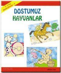 Karton Kitap-4-Dostumuz Hayvanlar; (2-5 Yaş) - 1