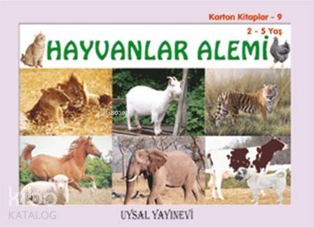 Karton Kitaplar - 9 - Hayvanlar Alemi - 1