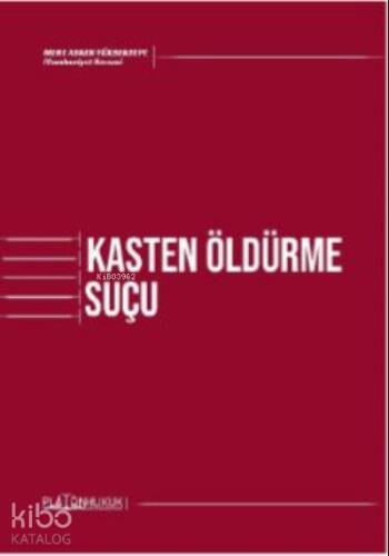 Kasten Öldürme Suçu - 1