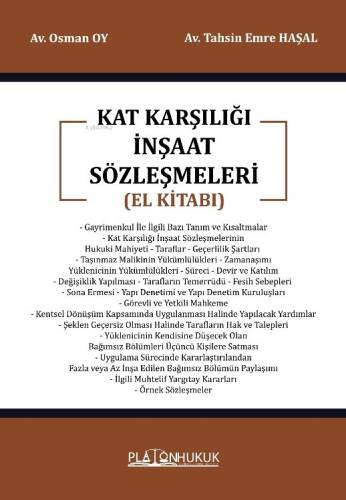 Kat Karşılığı İnşaat Sözleşmeleri (El Kitabı) - 1