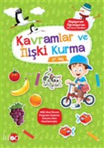 Kavramlar ve İlişki Kurma 5+ Yaş - Büyüyorum Öğreniyorum Okul Öncesi Etkinlikleri - 1