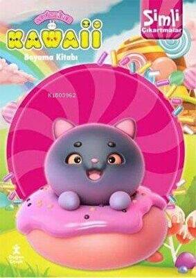 Kawaii Simli Çıkartmalı Boyama Kitabı - 1