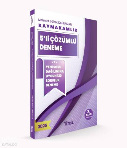 Kaymakamlık 5'li Çözümlü Deneme - 1