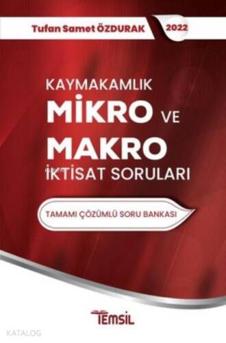 Kaymakamlık Mikro İktisat ve Makro İktisat Soruları - 1