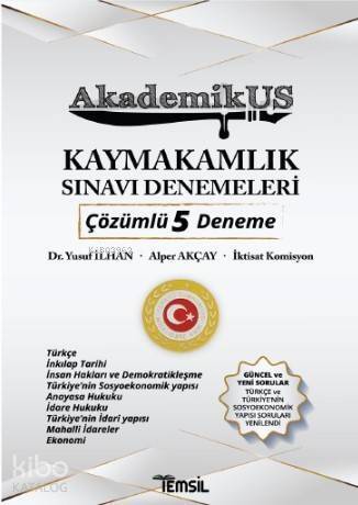 Kaymakamlık Sınavı Denemeleri;Çözümlü 5 Deneme - 1