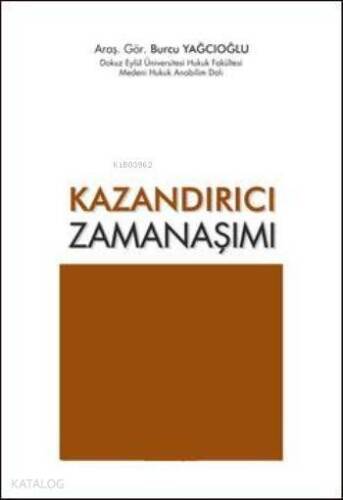 Kazandırıcı Zamanaşımı - 1