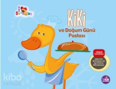 Kiki ve Doğum Günü Pastası; Hikaye Boyama ve Aktivite Bir Arada - 1