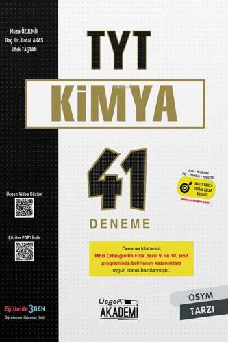 Kimya - 41 Li Deneme Sınavı - 1