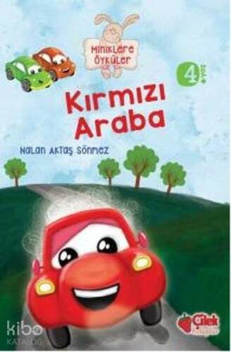 Kırmızı Araba - Miniklere Öyküler (Büyük Boy) 4 Yaş - 1