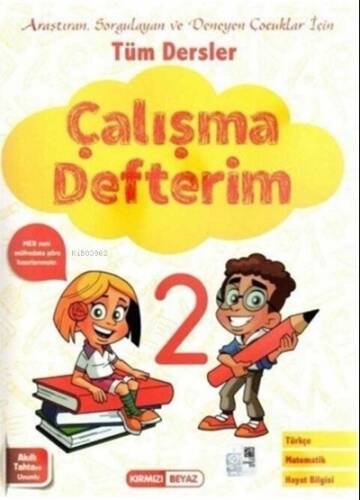 Kırmızı Beyaz 2.Sınıf Çalışma Defteri - 1