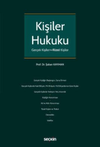 Kişiler Hukuku - 1