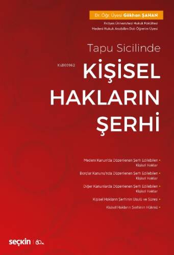 Kişisel Hakların Şerhi - 1