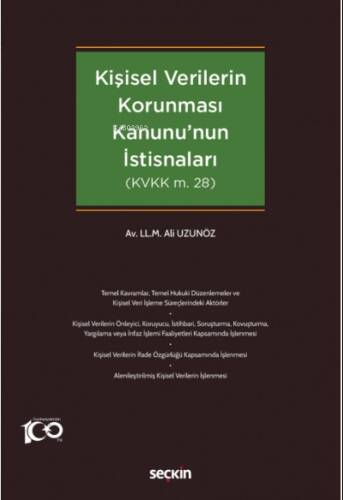 Kişisel Verilerin Korunması Kanununun İstisnaları - 1