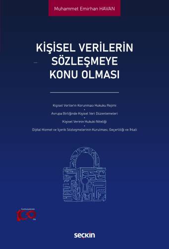 Kişisel Verilerin Sözleşmeye Konu Olması - 1