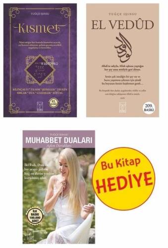 Kısmet - El Vedud Seti - 2 Kitap Takım - Hediye: Muhabbet Duaları - 1