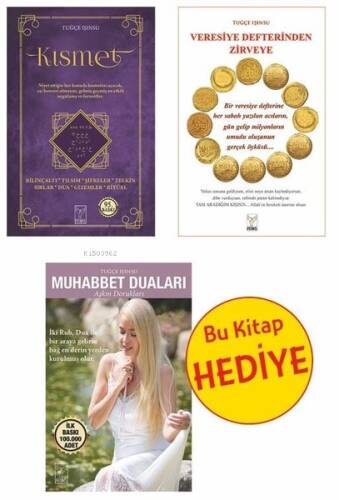 Kısmet - Veresiye Defteri Seti - 2 Kitap Takım - Hediye: Muhabbet Duaları - 1