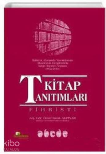 Kitap Tanıtımları Fihristi - 1