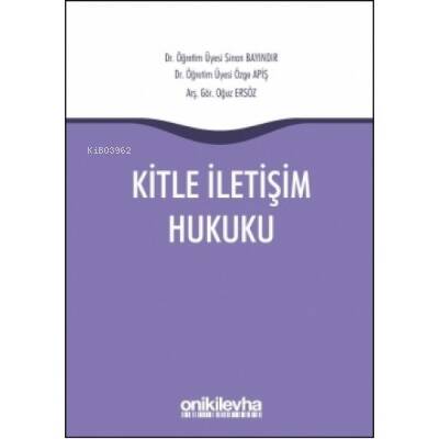 Kitle iletişim Hukuku - 1