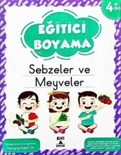 Kivi Eğitici Boyama Sebzeler Ve Meyveler - 1