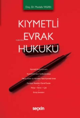 Kıymetli Evrak Hukuku - 1