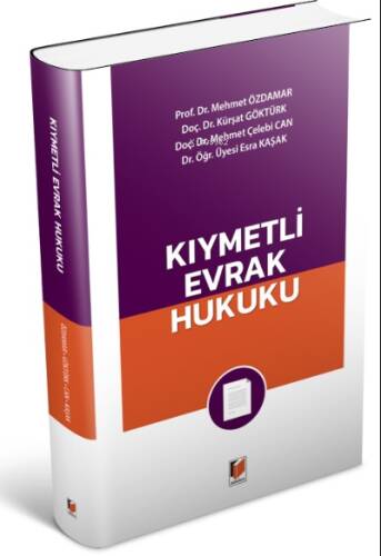 Kıymetli Evrak Hukuku - 1