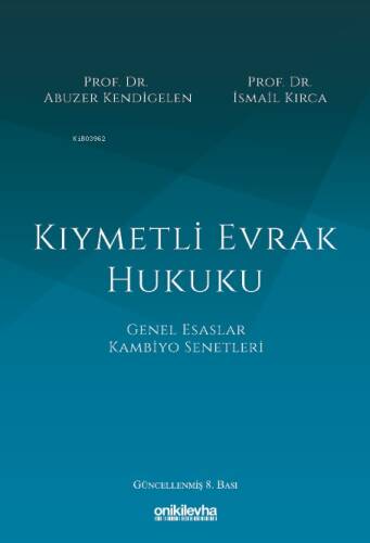 Kıymetli Evrak Hukuku - 1