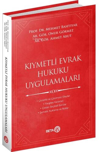 Kıymetli Evrak Hukuku Uygulamaları - 1