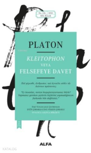 Kleitophon veya Felsefeye Davet - 1