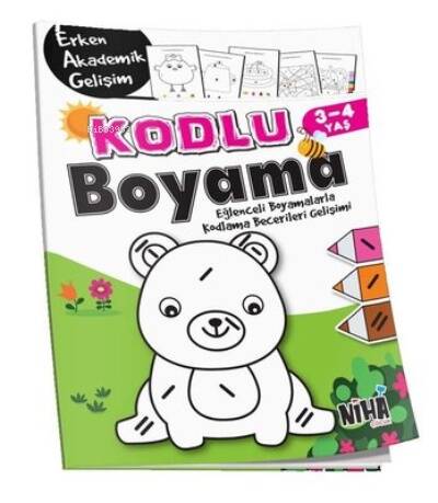 Kodlu Boyama 3 - 4 Yaş - 1