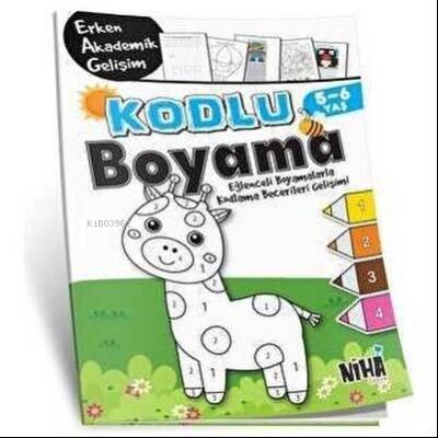 Kodlu Boyama 5 - 6 Yaş - 1