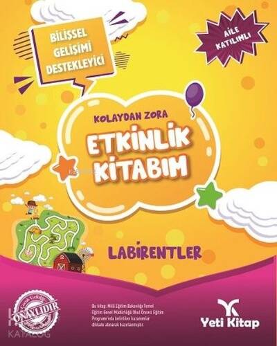 Kolaydan Zora Etkinlik Kitabım - Labirentler - 1