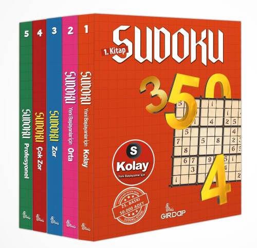 Kolaydan Zora Sudoku 5’li Set - 1