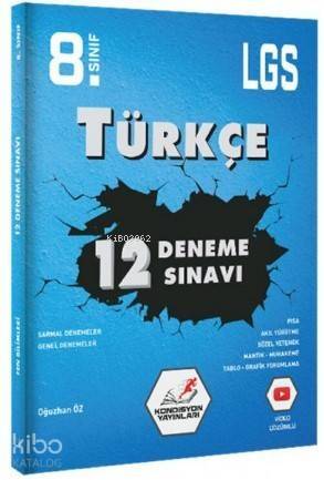 Kondisyon Yayınları 8. Sınıf LGS Türkçe 12 li Deneme Sınavı - 1