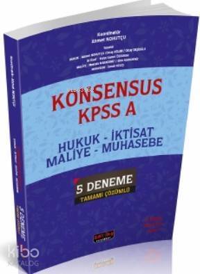 Konsensus KPSS A Hukuk, İktisat, Maliye, Muhasebe 5 Deneme Tamamı Çözümlü Savaş Yayınları 2020 - 1