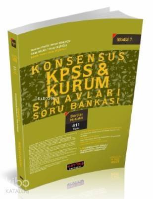 Konsensus KPSS Borçlar Hukuku Soru Bankası - 1