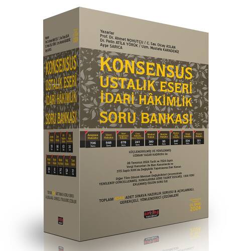 Konsensus Ustalık Eseri İdari Hakimlik Soru Bankası - 1