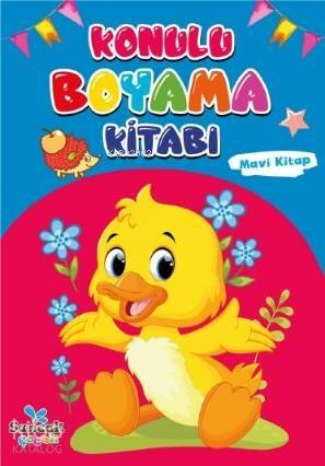 Konulu Boyama Kitabı - Mavi Kitap - 1