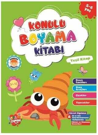 Konulu Boyama Serisi - Yeşil Kitap 5-6 Yaş - 1